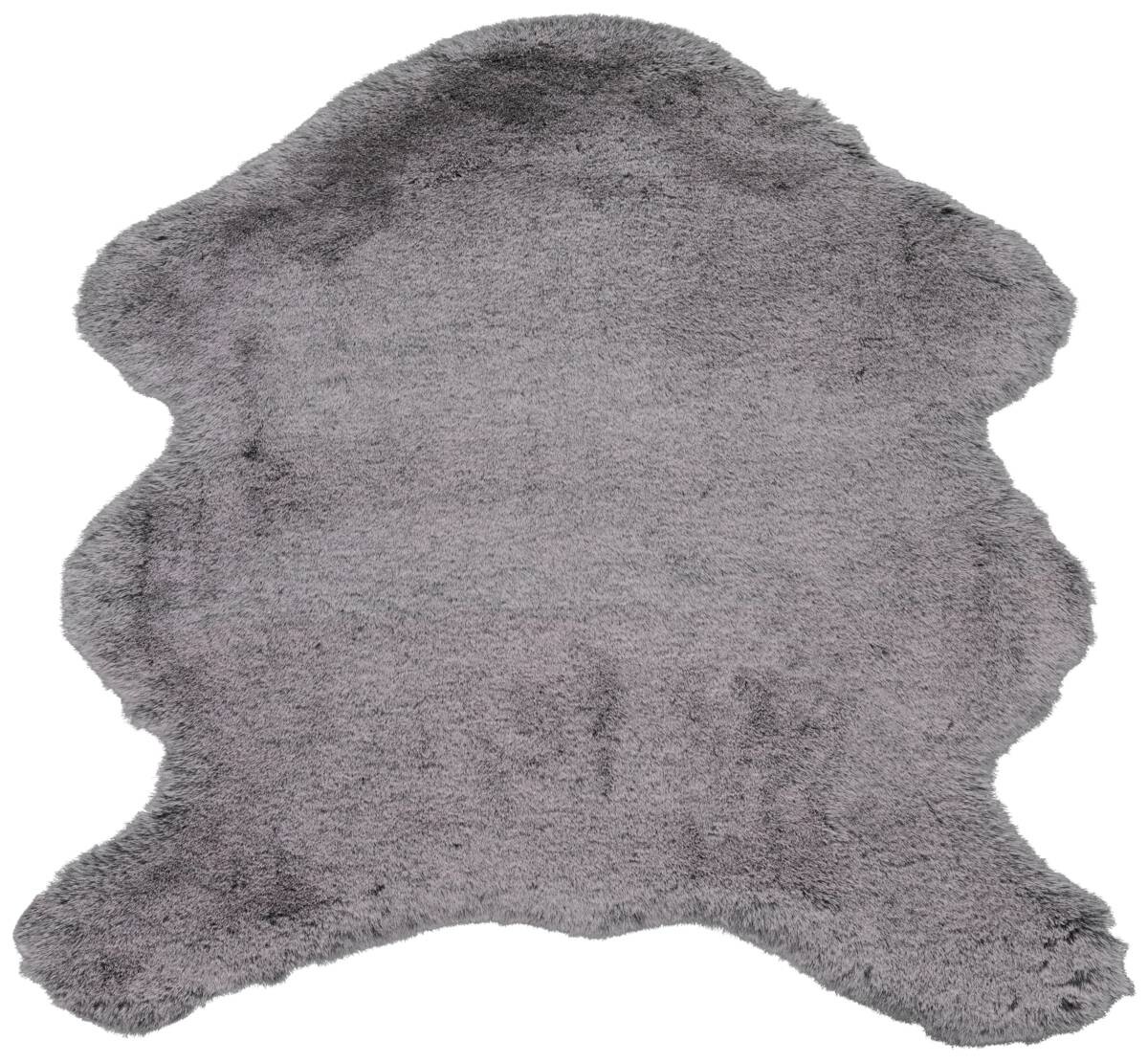 Fellimitat Mats Silbergrau B/L: ca. 60x90 cm