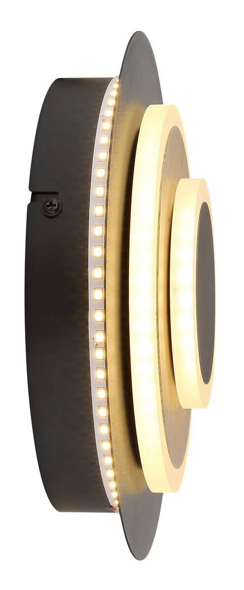 GLOBO Wandleuchte Metall B/H/L: ca. 7,5x25x25 cm