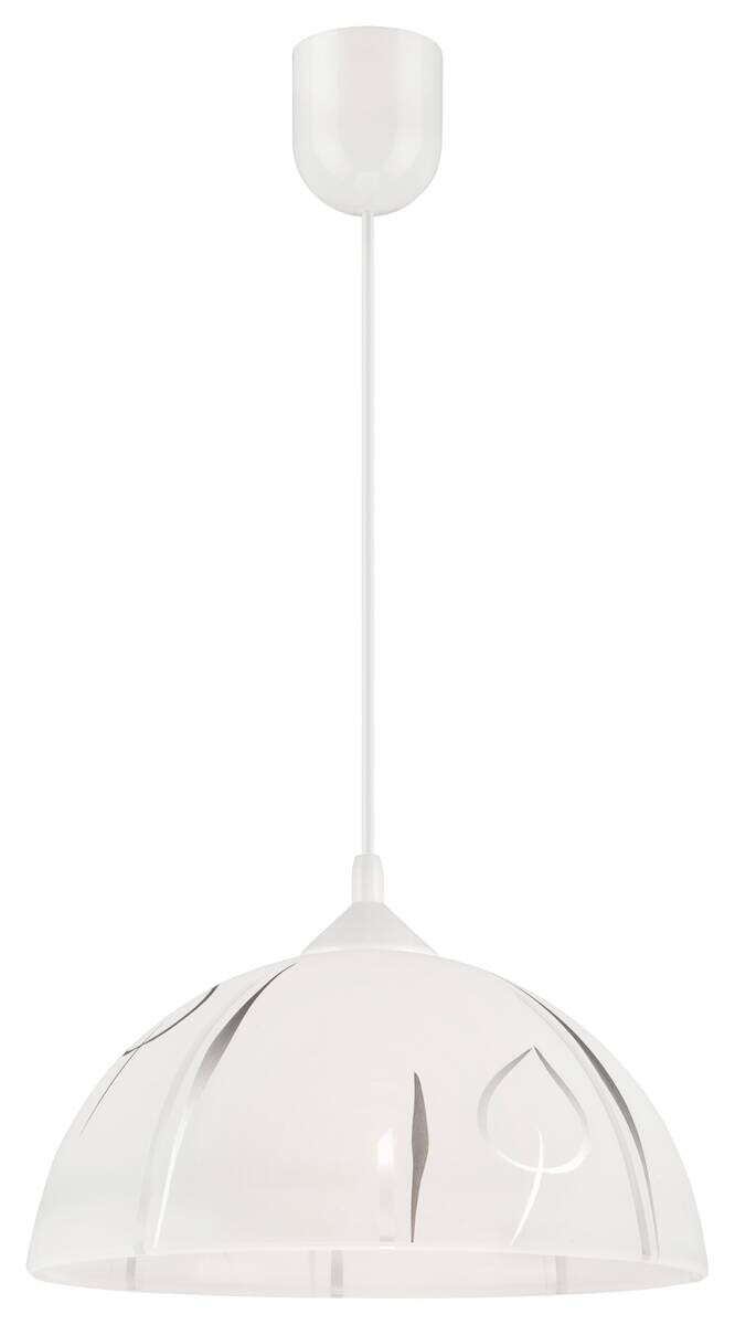 Lamkur Pendelleuchte MARCY 28057 silber Glas H/L: ca. 70x30 cm E27 1 Brennstellen