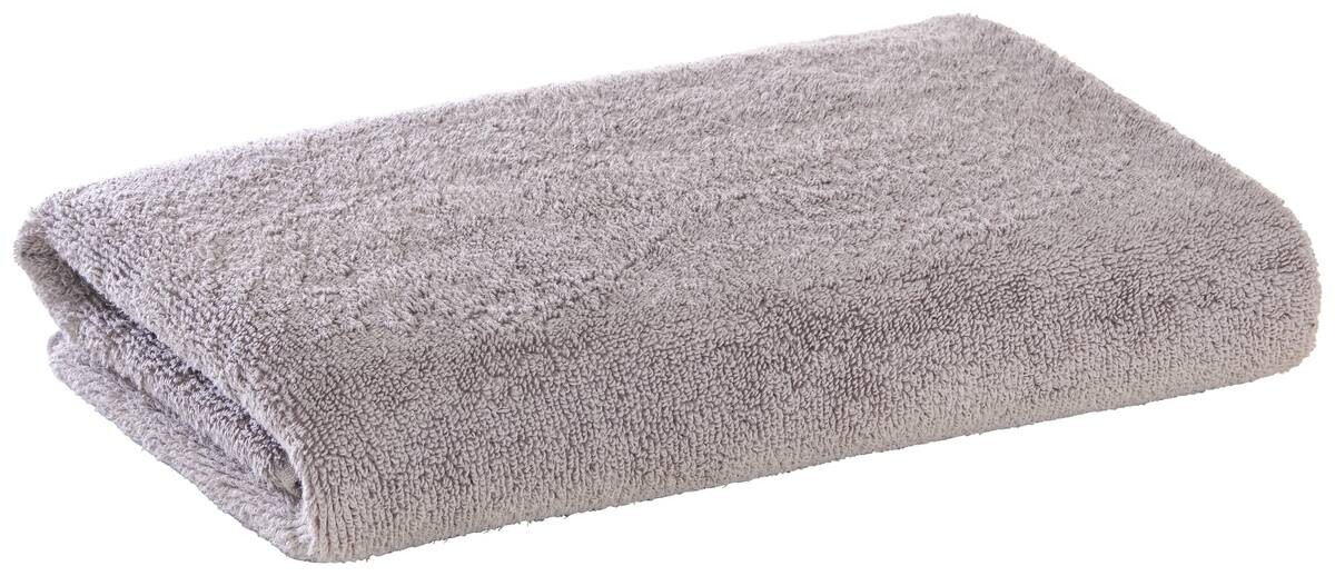 Duschtuch silber Baumwolle B/L: ca. 70x140 cm