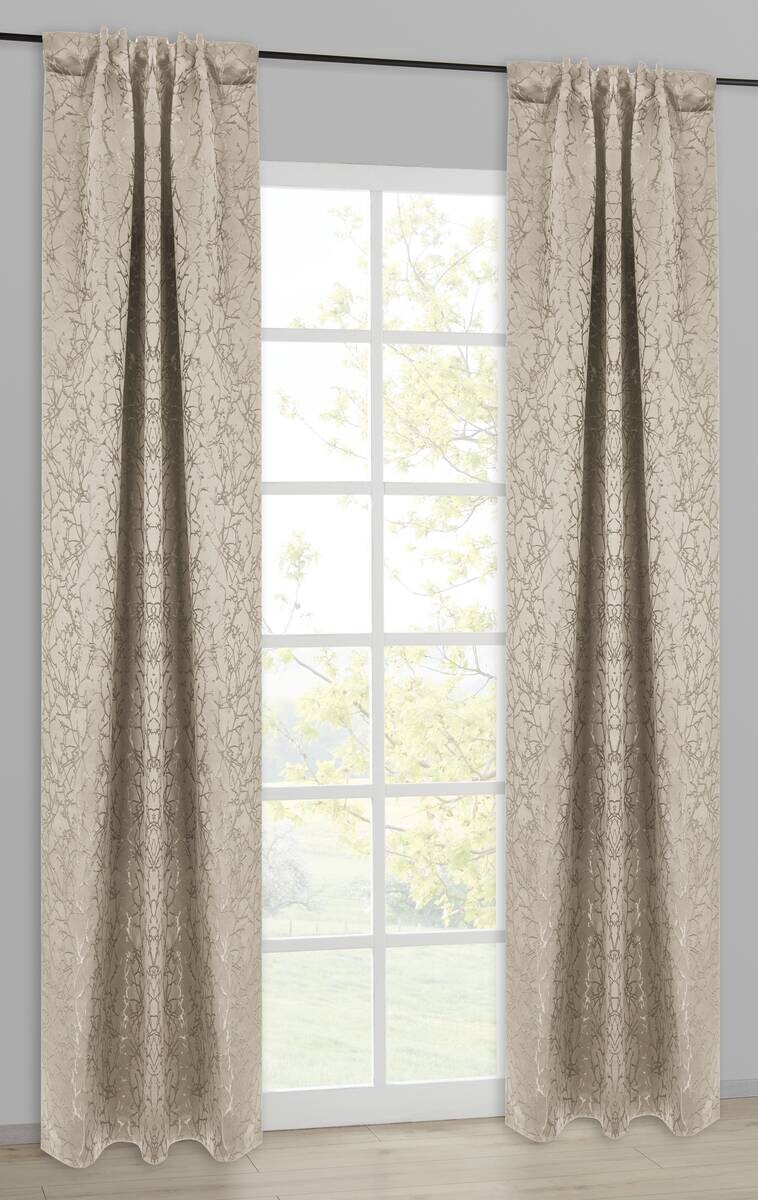 Kombivorhang Filipa beige B/L: ca. 140x245 cm