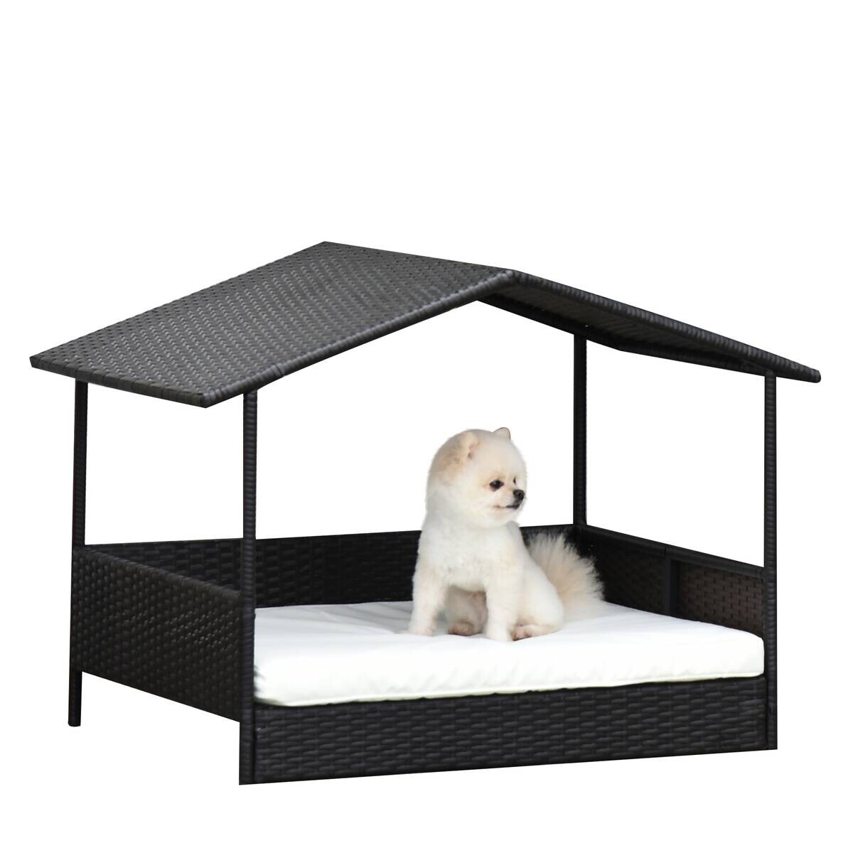 PawHut Hunde-Zubehör braun Polyester B/H/L: ca. 98x69x70 cm