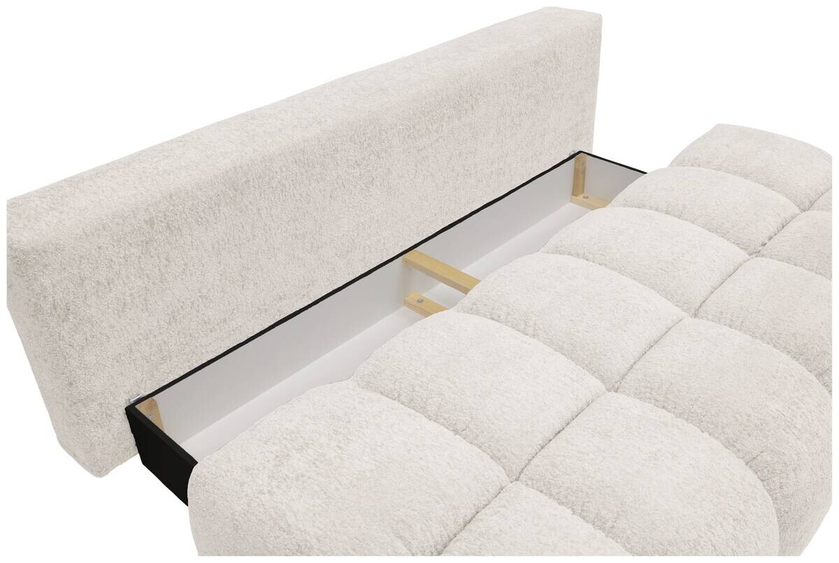 Schlafsofa weiß Polyester B/H/T: ca. 210x72x105 cm