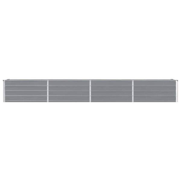 Hochbeet grau Stahl B/H/L: ca. 40x45x320 cm
