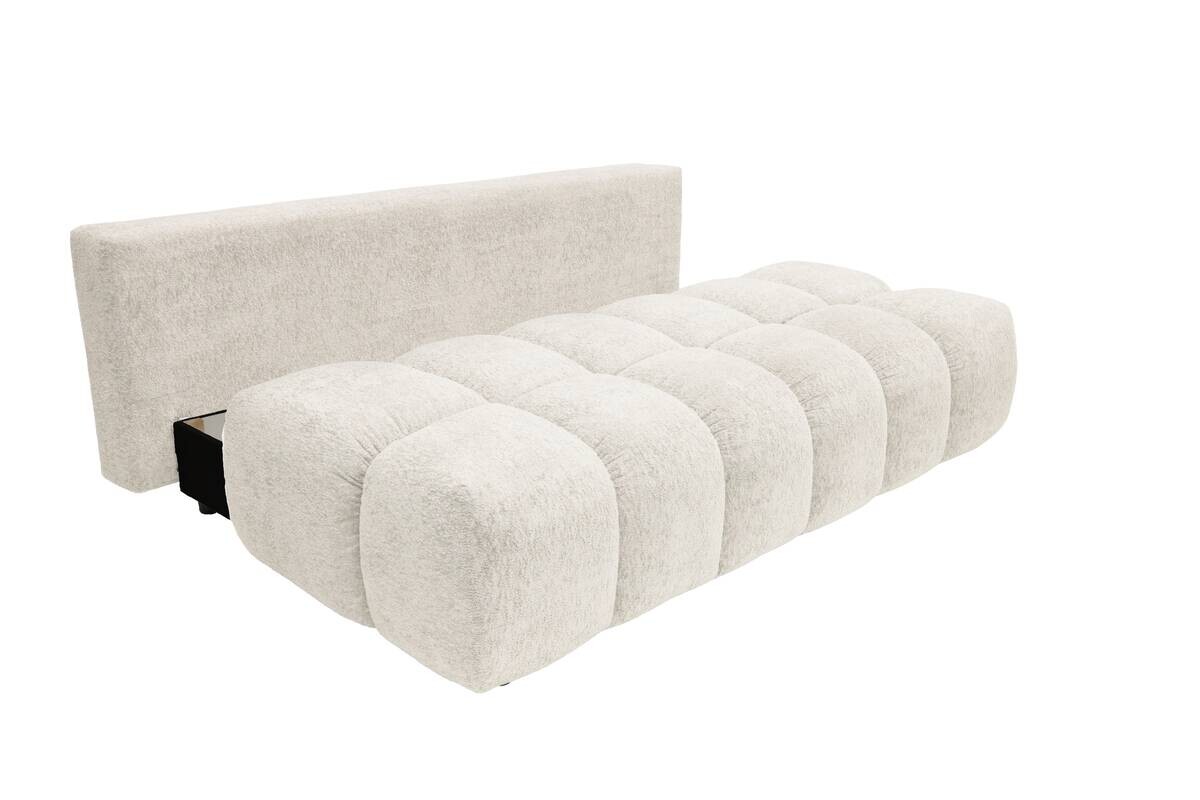 Schlafsofa weiß Polyester B/H/T: ca. 210x72x105 cm