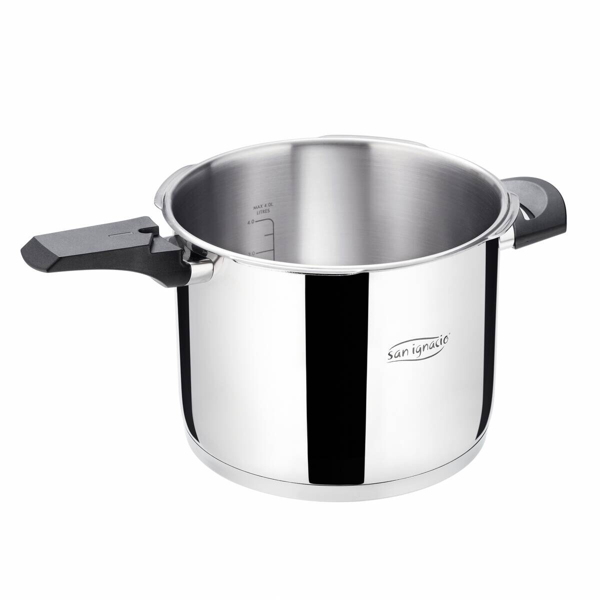 SAN IGNACIO Schnellkochtopf PRO silber Edelstahl D: ca. 22 cm