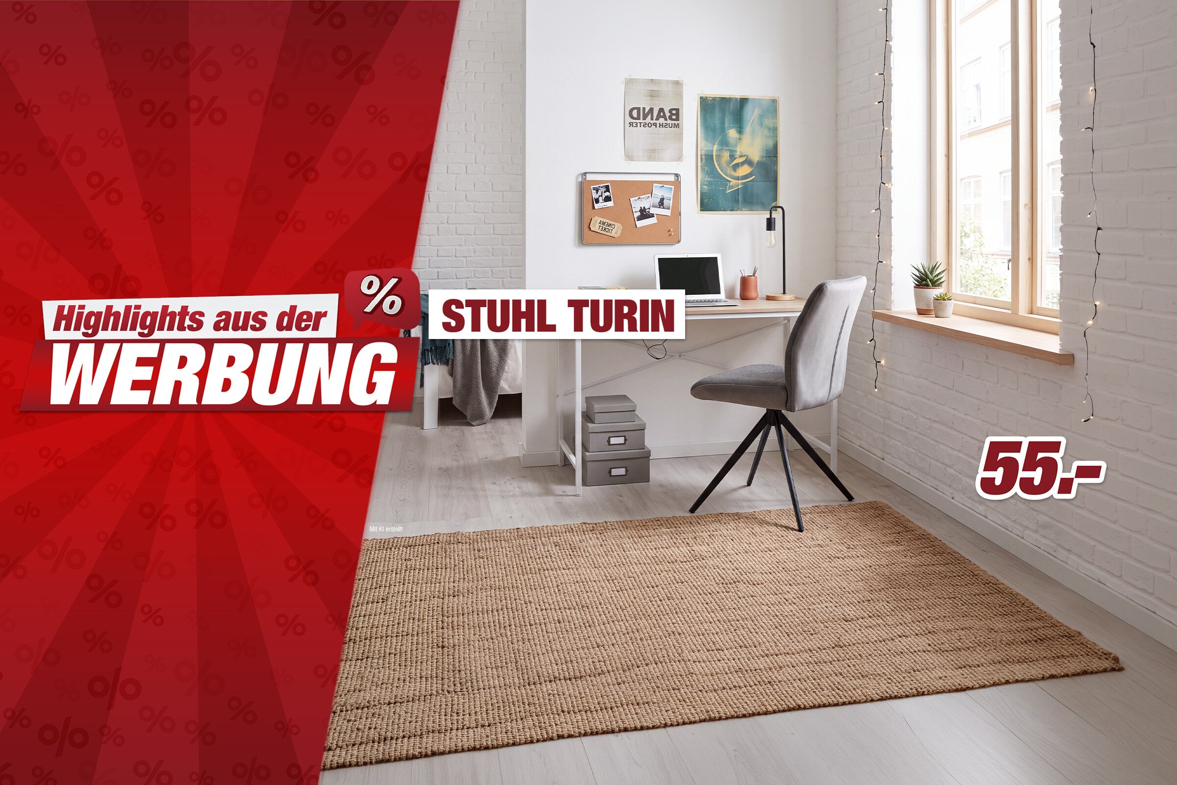 Unsere Werbe Highlights- Stuhl Turin