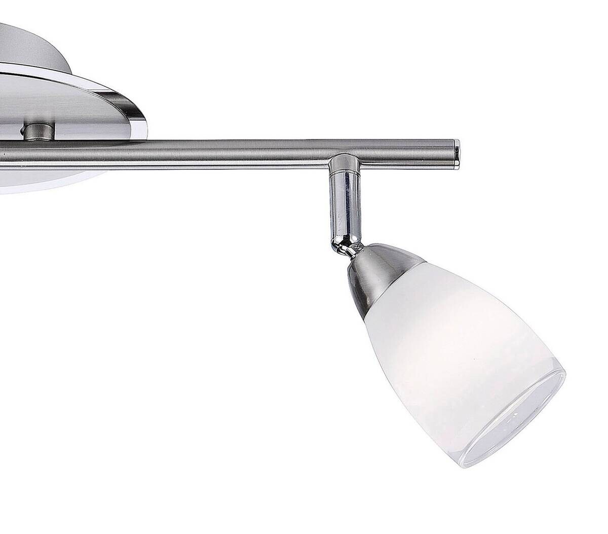 Just Light LED-Deckenleuchte Vino weiß Stahl B/H/L: ca. 20x18x51 cm G9 2 Brennstellen