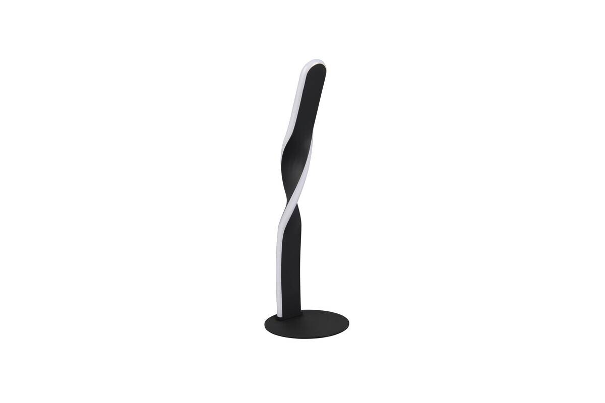 Reality LED Tischleuchte Ginko mattschwarz Metall H: ca. 40,5 cm 1 Brennstellen
