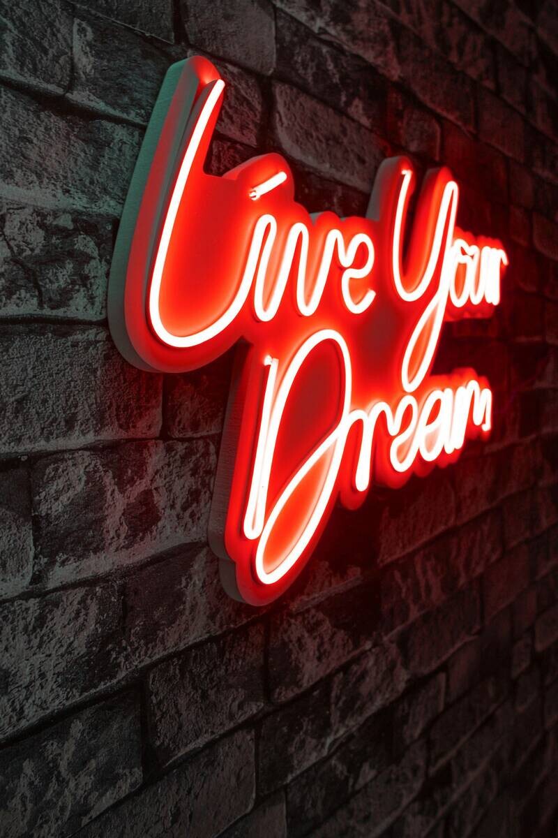 Opviq LED-Wandleuchte rot PVC B/H/T/L: ca. 53x30x2x53 cm
