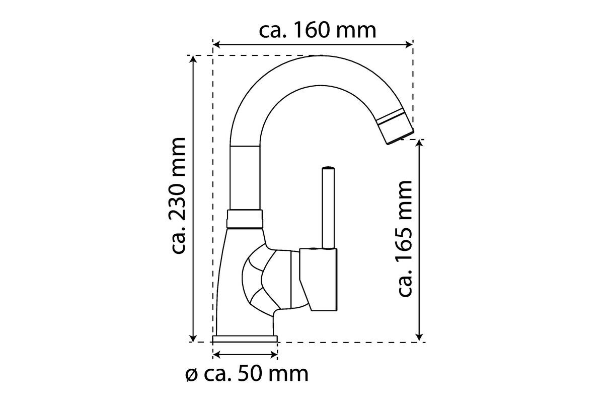 Waschtisch-Armatur Futura Chrom