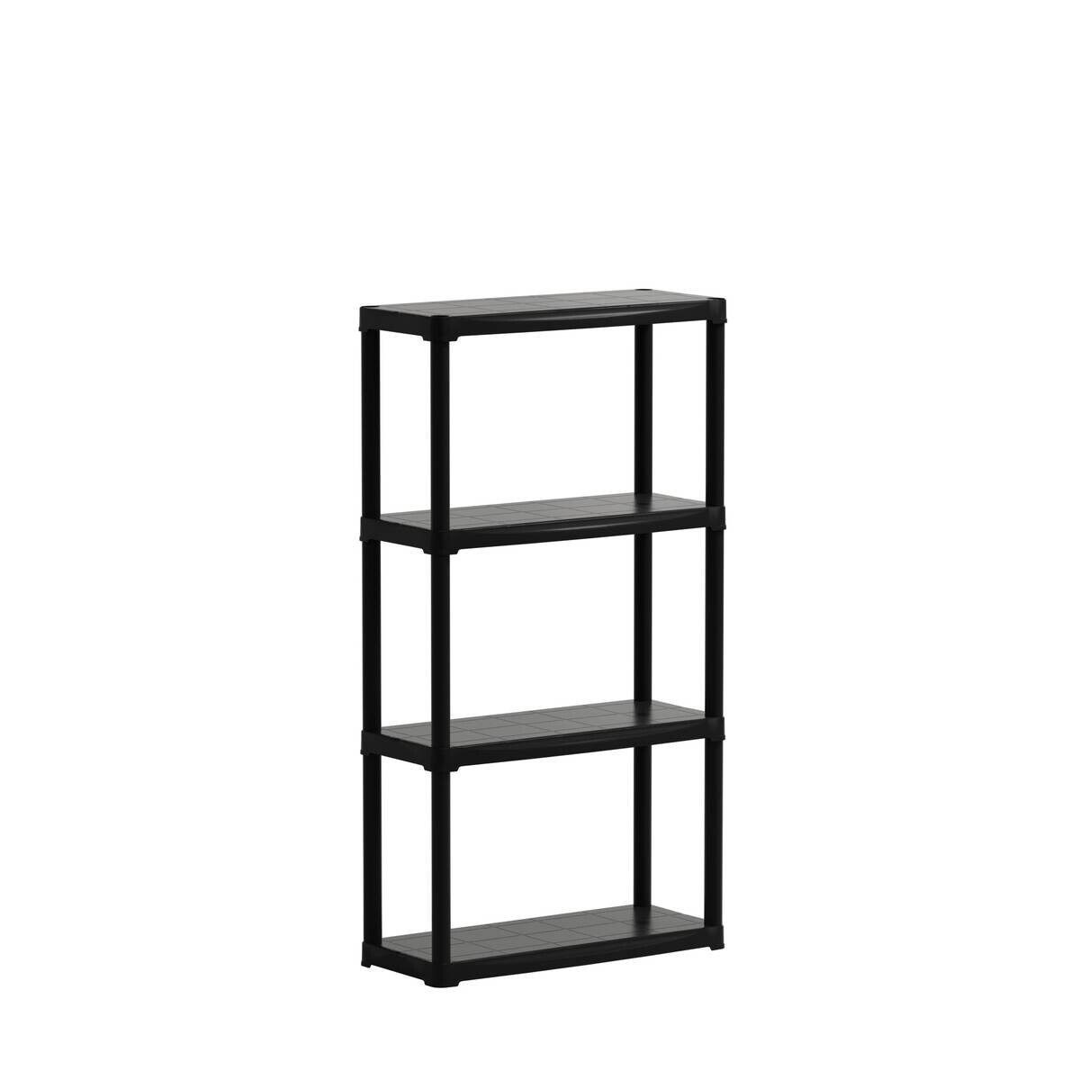 ArtPlast Kunststoffregal schwarz Kunststoff B/H/T: ca. 70x133x30 cm