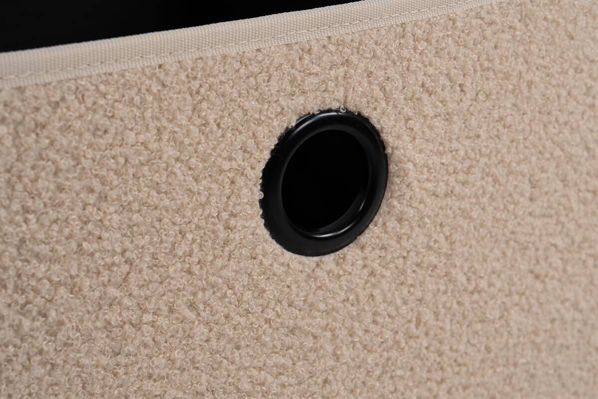 Stoffbox creme B/H/T: ca. 32x32x32 cm