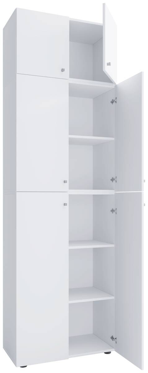 Schuhschrank Lona weiß B/H/T: ca. 70x223x39 cm