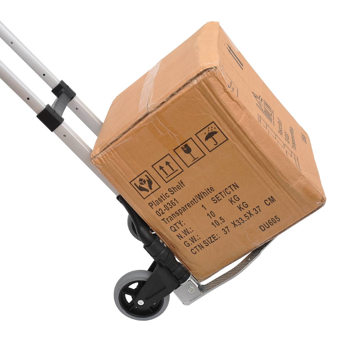 Transportkarre klappbar schwarz B/H/L: ca. 39x100x41 cm