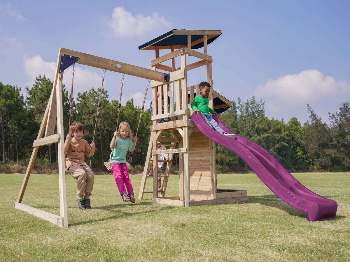 AXI Spielturm Malik braun B/H/L: ca. 345x270x336 cm