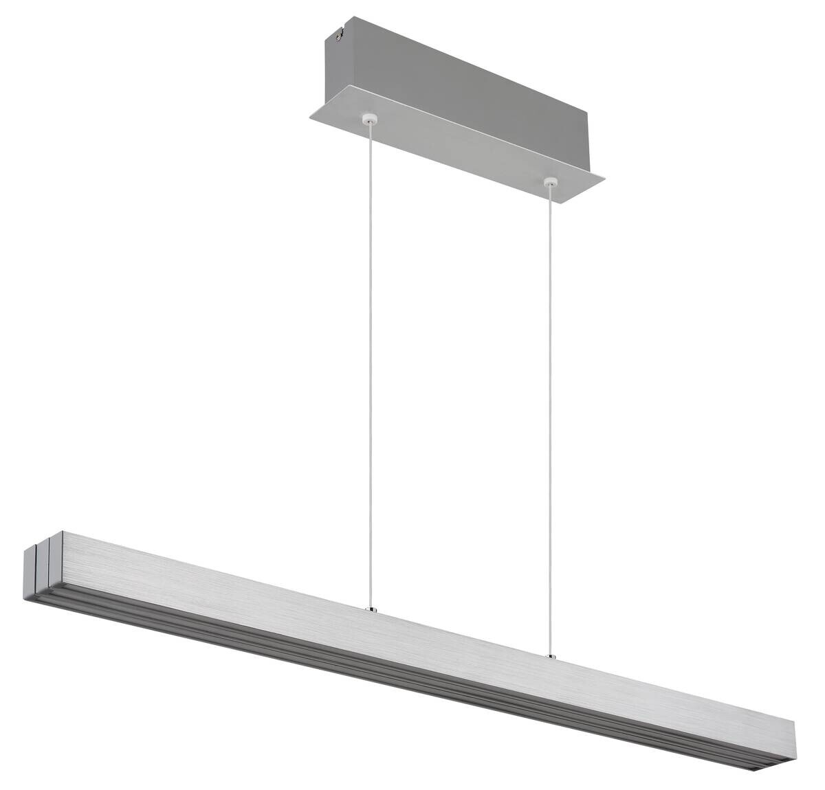 GLOBO LED-Pendelleuchte Aluminium B/H/L: ca. 7,5x150x150 cm 1 Brennstellen