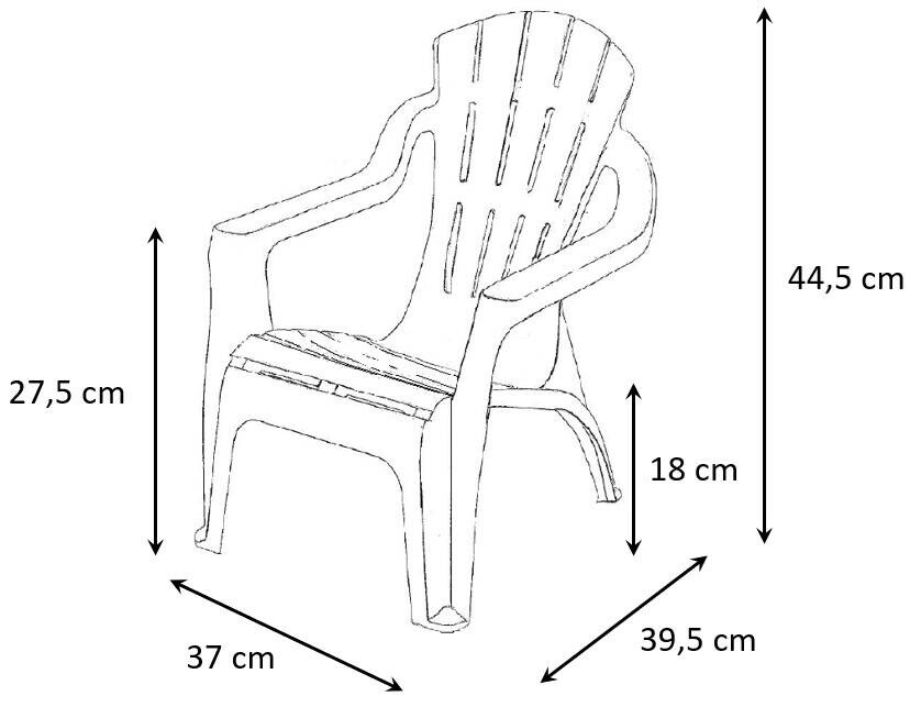 ProGarden Stapelstuhl