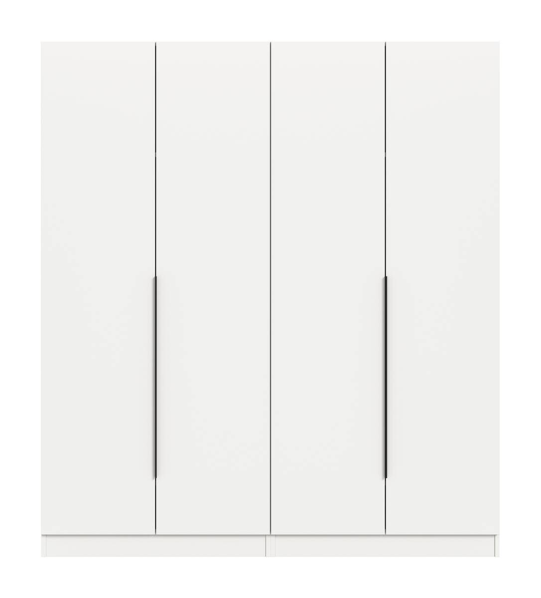 Kleiderschrank KOPENHAGEN weiß B/H/T: ca. 160x181x52 cm