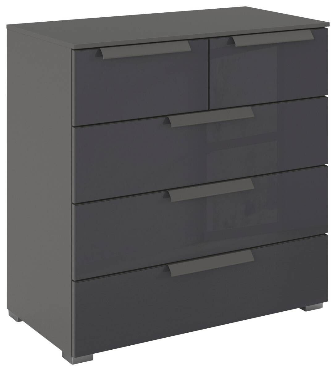 Kommode Aldono Deluxe Graphit B/H/T: ca. 80x81x42 cm