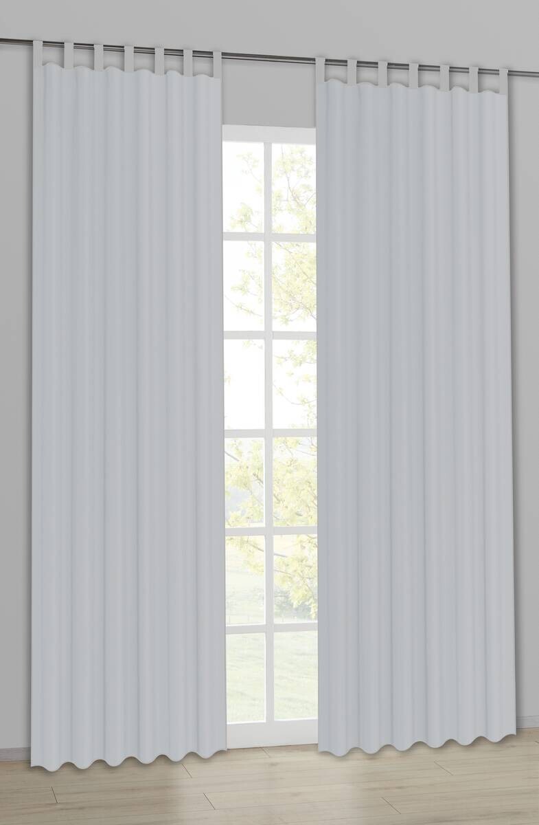 POCOline Kombivorhang Nouveau silber B/L: ca. 140x245 cm