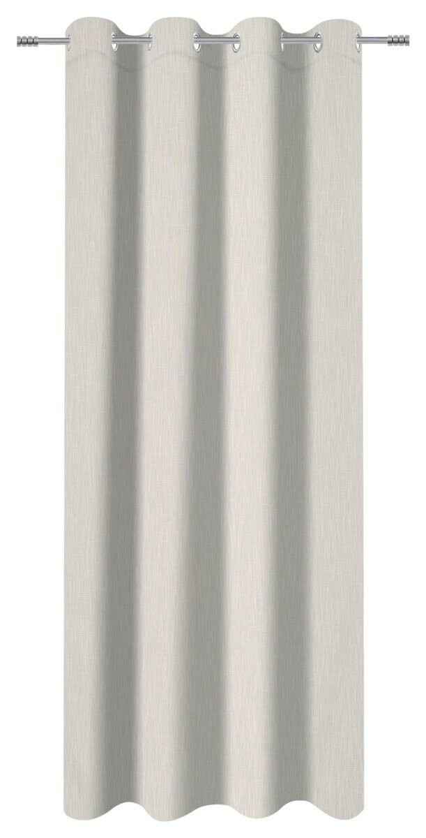 Ösenvorhang Savina champagner B/L: ca. 140x245 cm