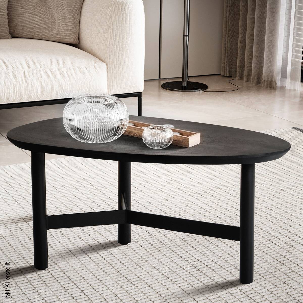 Couchtisch B/H/T: ca. 86x37x50 cm