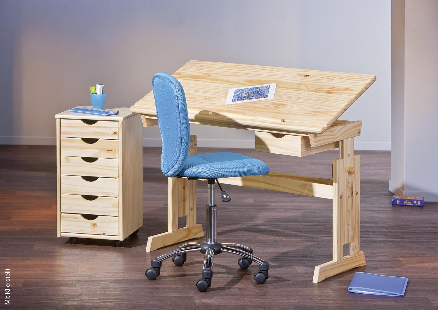 Schreibtisch Julia natur B/H/T: ca. 109x63x55 cm