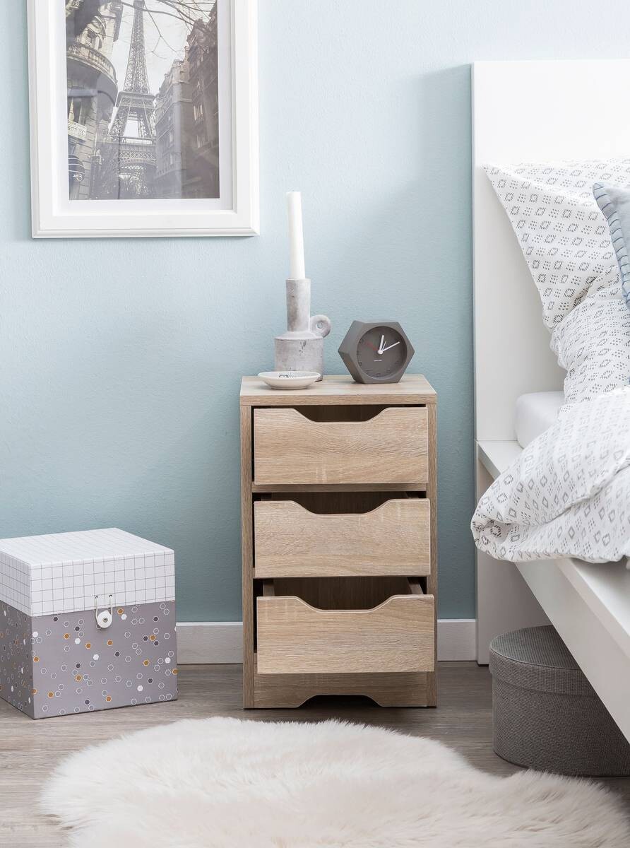 Nachtkonsole Sonoma Nachbildung B/H/T: ca. 31x49x31 cm