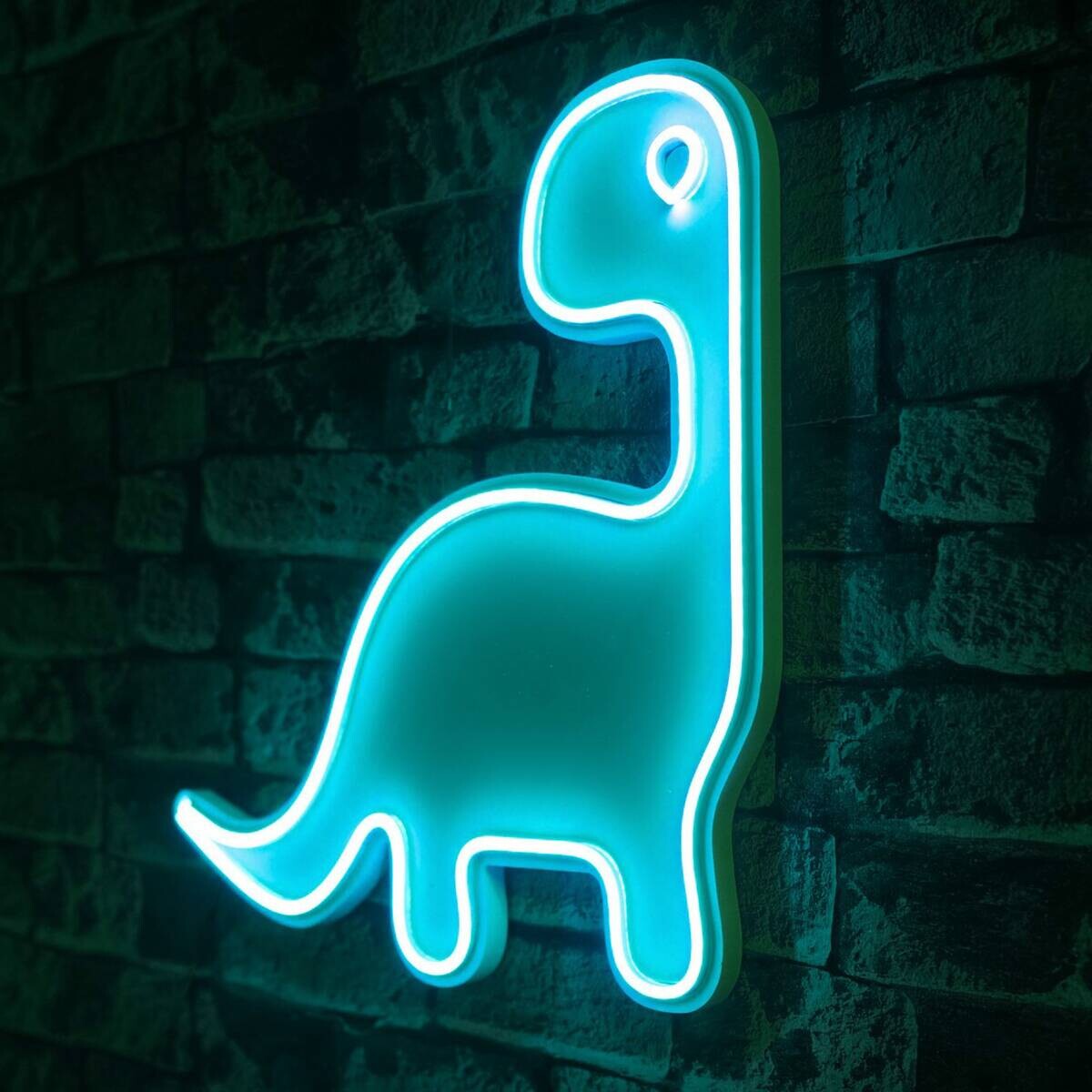 Opviq LED-Wandleuchte blau PVC B/H/T/L: ca. 40x40x2x40 cm