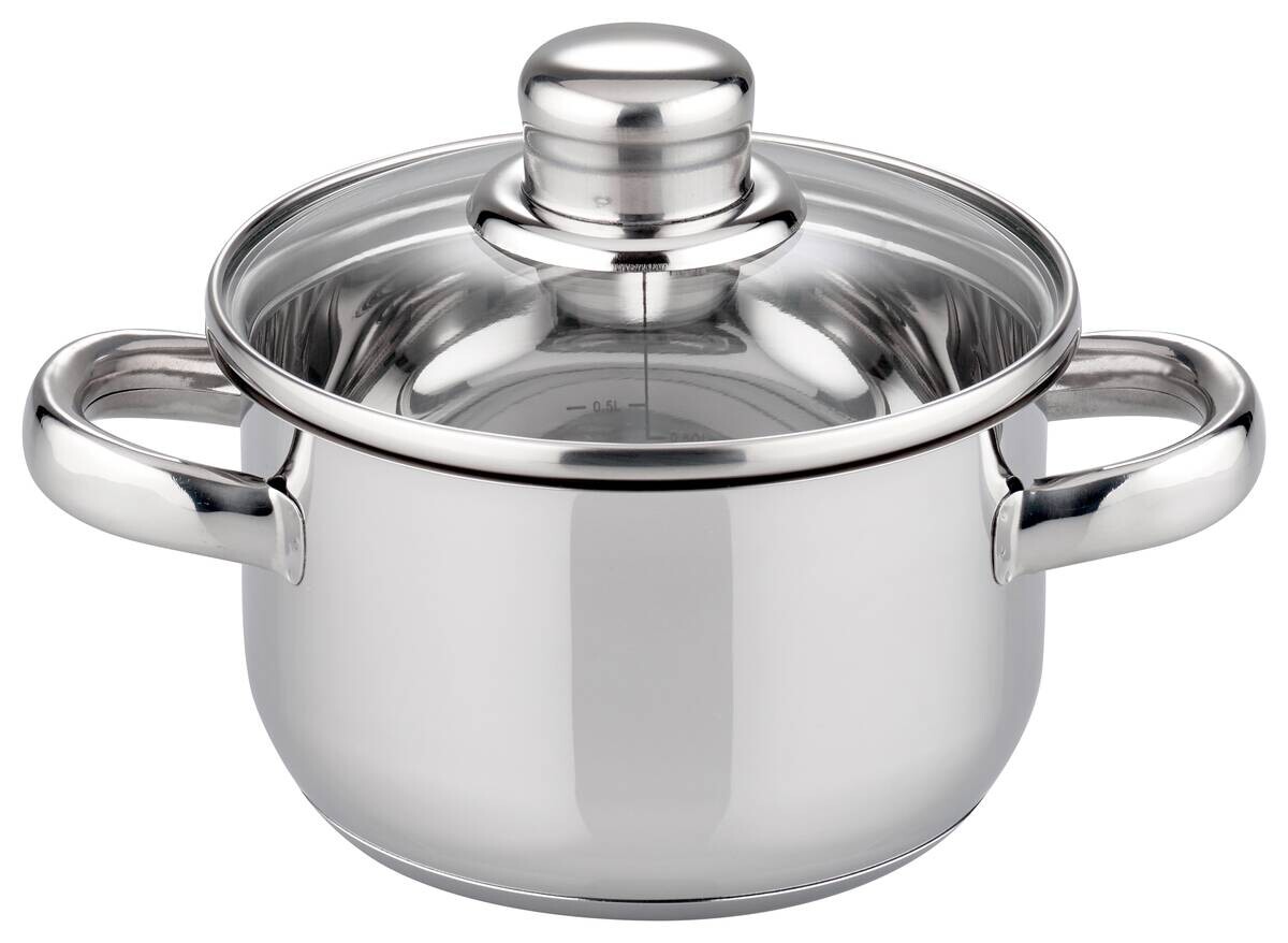 ELO Basic Topfset silber Edelstahl 5 tlg.