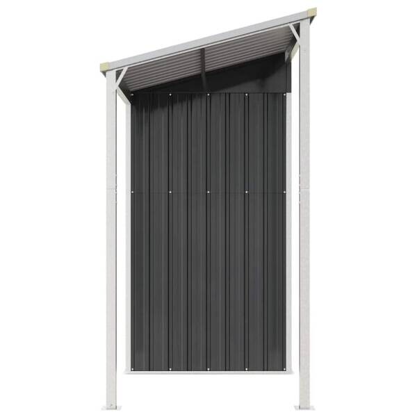 vidaXL Gartenhaus anthrazit B/H/T: ca. 277x181x110,5 cm