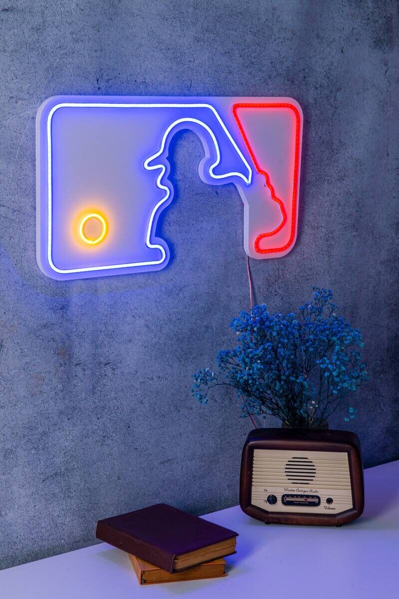 Opviq LED-Wandleuchte mehrfarbig PVC B/H/T/L: ca. 56x30x2x56 cm