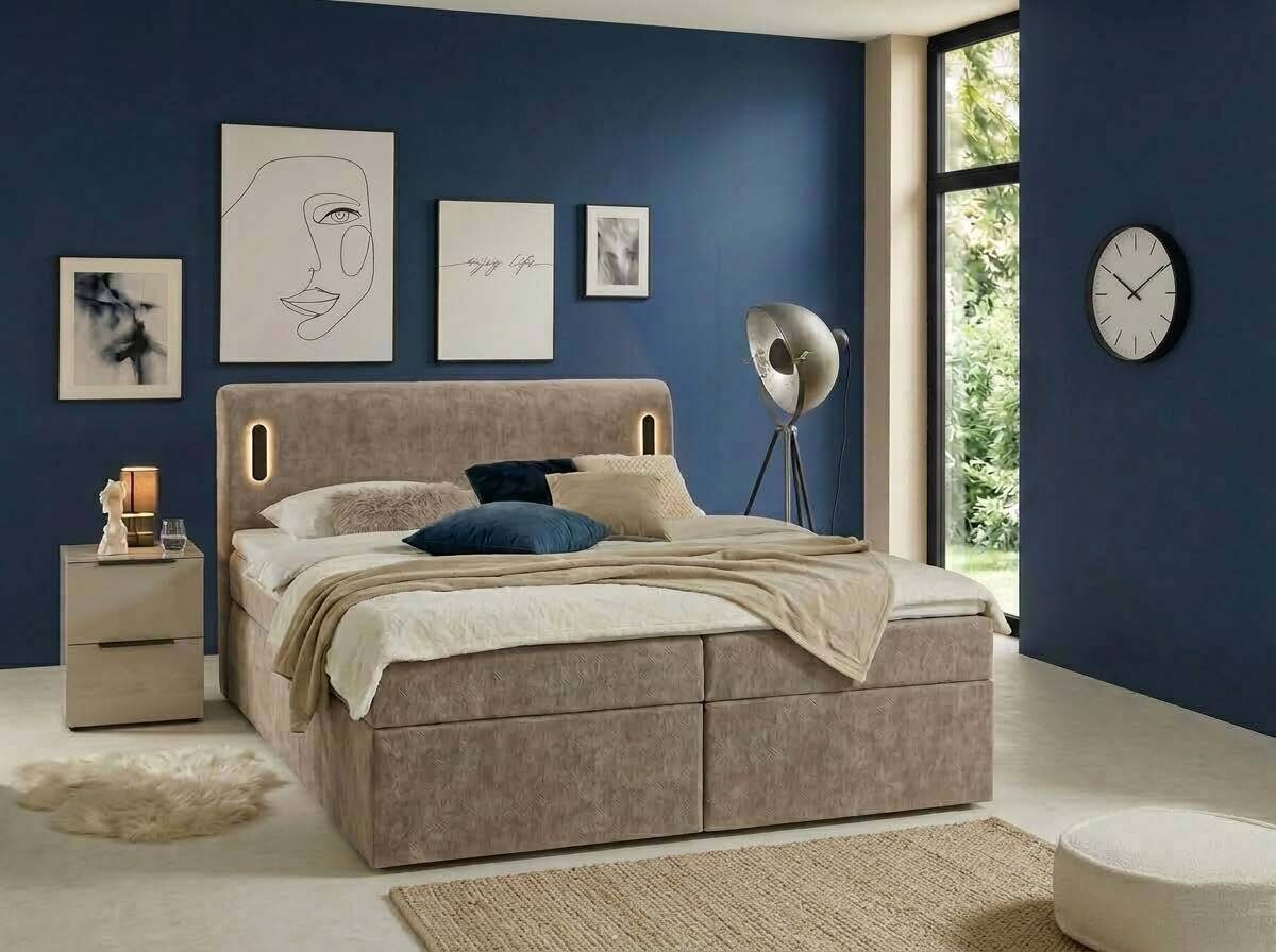 Boxbett Summer taupe Liegefläche B/L: ca. 180x200 cm
