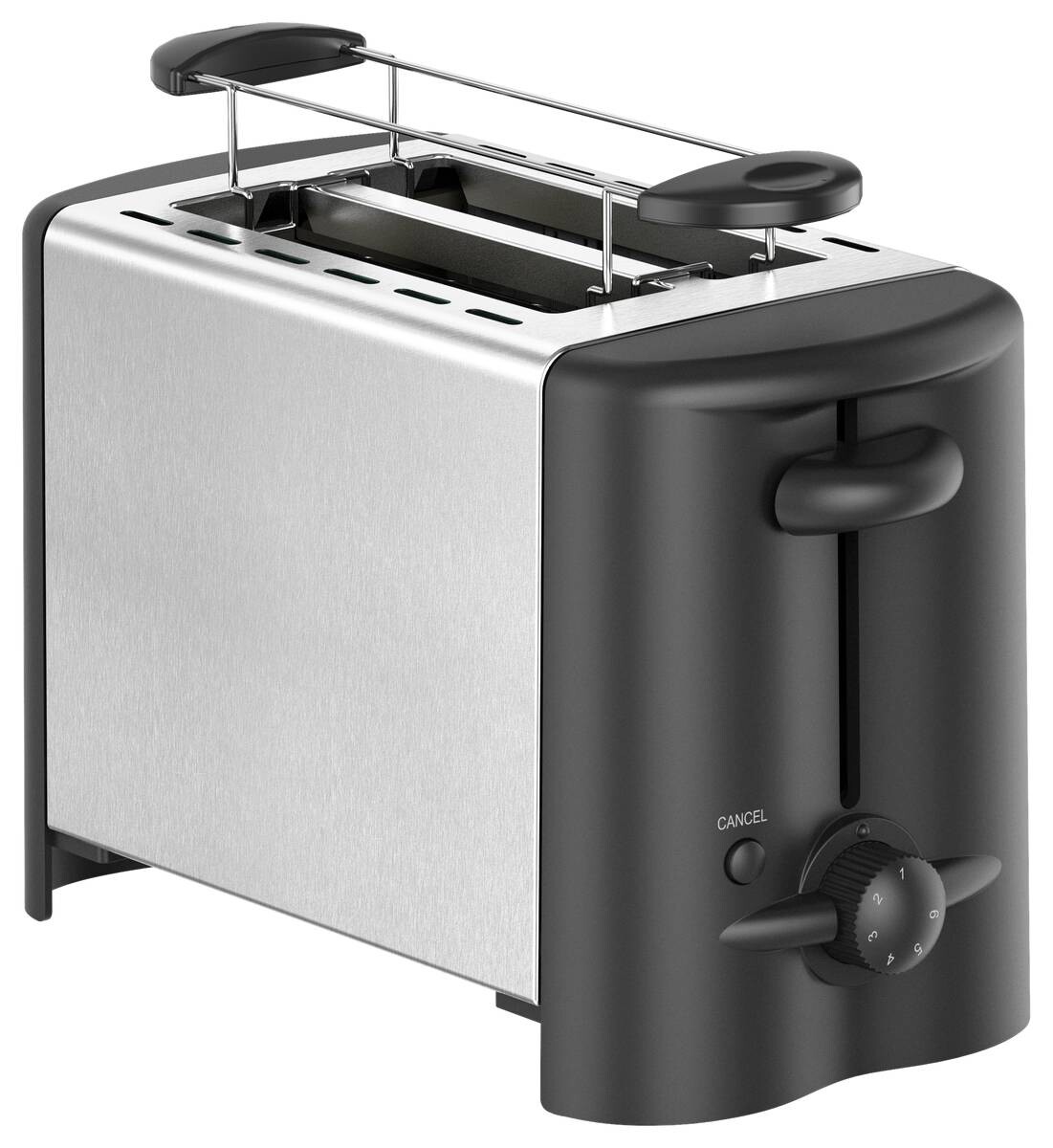WKM Toastautomat TO-800.2 silber schwarz Edelstahl Kunststoff B/H/T: ca. 12x16x25 cm