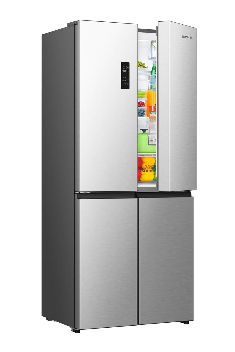 Gorenje Cross-Door NRM819D61X Inox B/H/T: ca. 79,4x190x65 cm