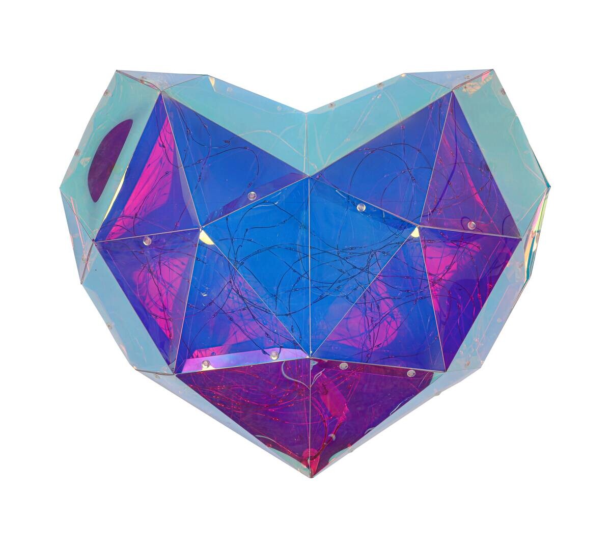 Nolo LED-Dekoleuchte Heart transparent B/H/T: ca. 45x9x38 cm