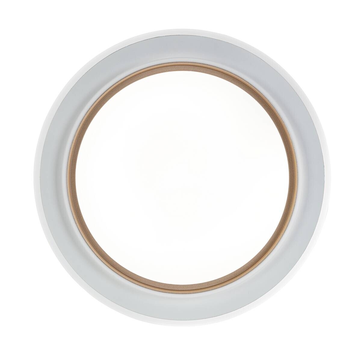 Nolo LED-Deckenleuchte Disc silber Kunststoff B/H/T: ca. 46x46x5 cm