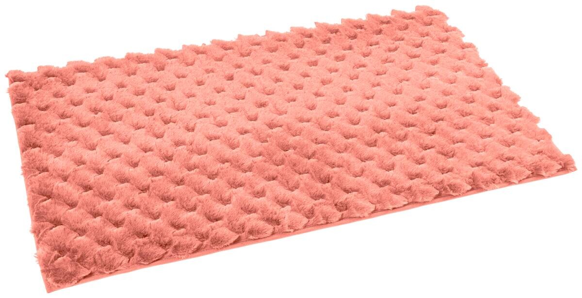 Badematte Wabe koralle Oberseite: 100% Polyester Unterseite: 100% Thermoplastische Elastomere Füllung: 100% Polyurethan B/L: ca. 100x60 cm