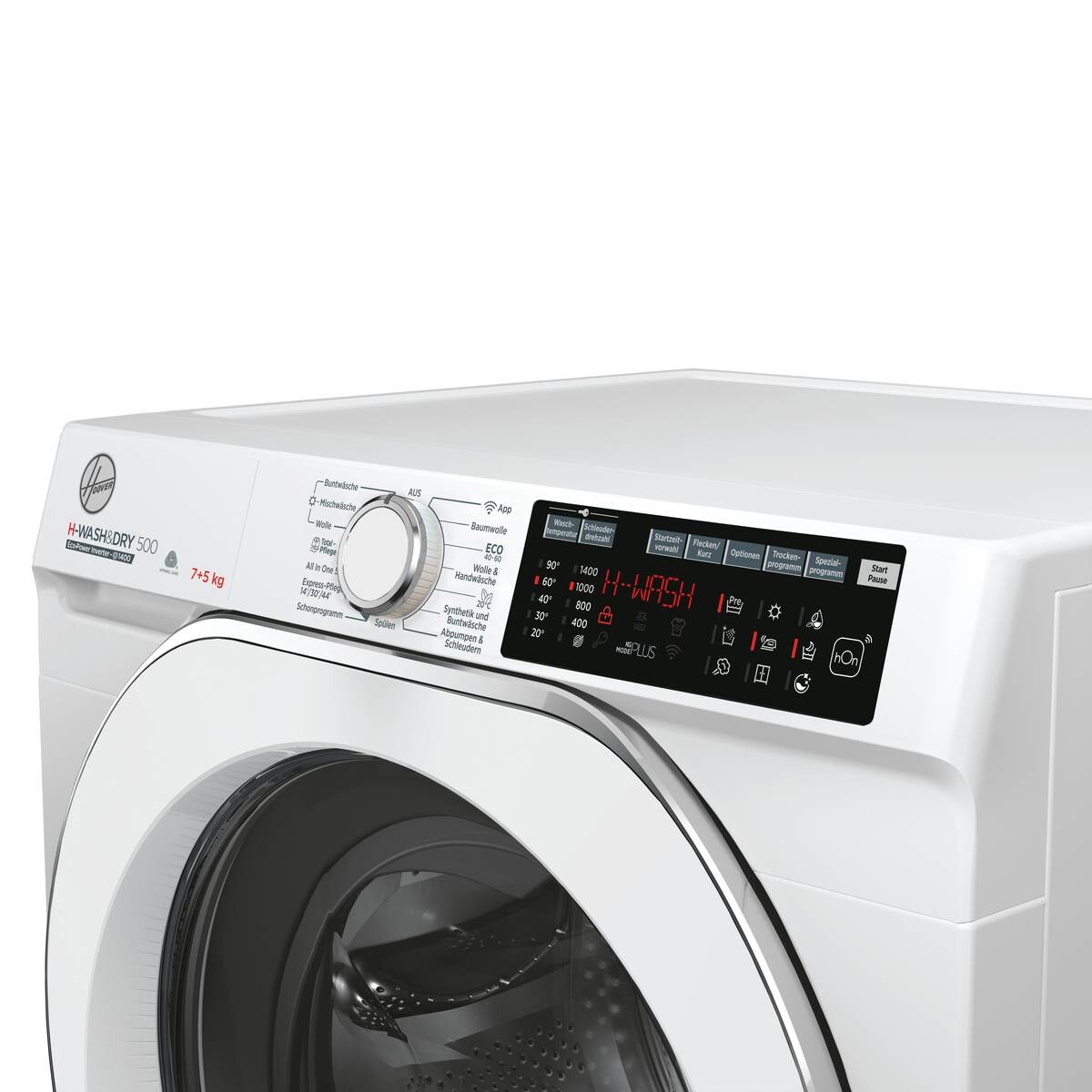 Hoover Waschtrockner HDQ 475AMC-84 EEK: A/D Spektrum: A bis G Waschen: 7 Trocknen: 5 weiß B/H/T: ca. 60x85x53 cm