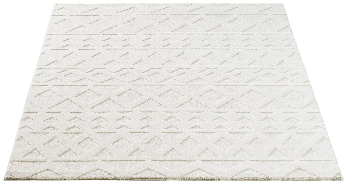 Webteppich Elio creme B/L: ca. 120x170 cm