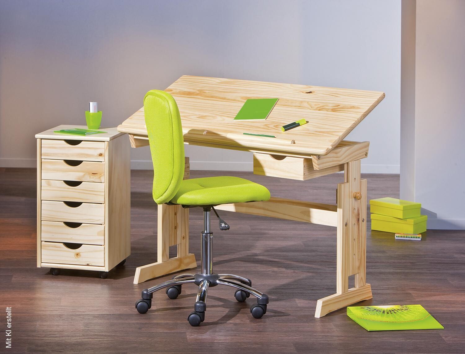 Schreibtisch Julia natur B/H/T: ca. 109x63x55 cm