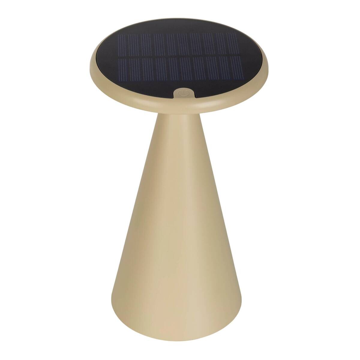 LED-Außentischleuchte beige B/H/T/D: ca. 11,5x20x11,5x11,5 cm