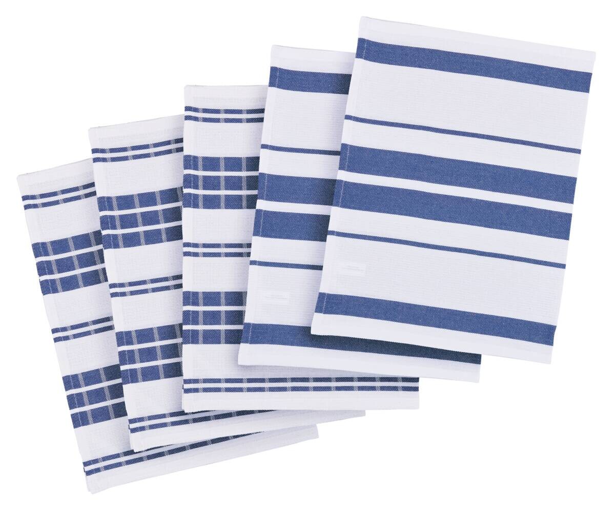 POCOline Geschirrtuch blau Baumwolle B/L: ca. 45x70 cm