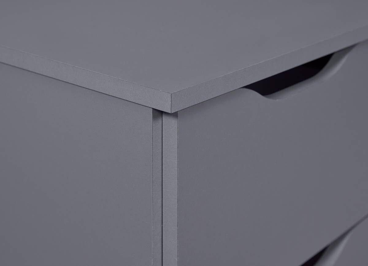 Kommode Silenzia dunkelgrau B/H/T: ca. 122x51x40 cm