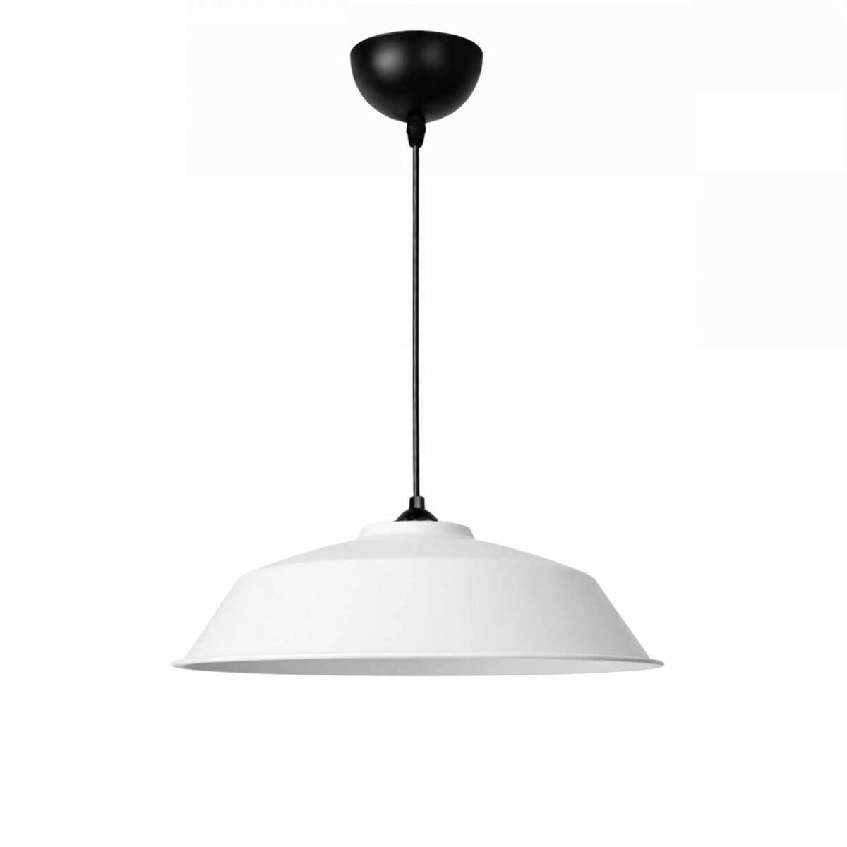 Opviq Pendelleuchte weiß B/H/T: ca. 35,5x120x35,5 cm E27 1 Brennstellen