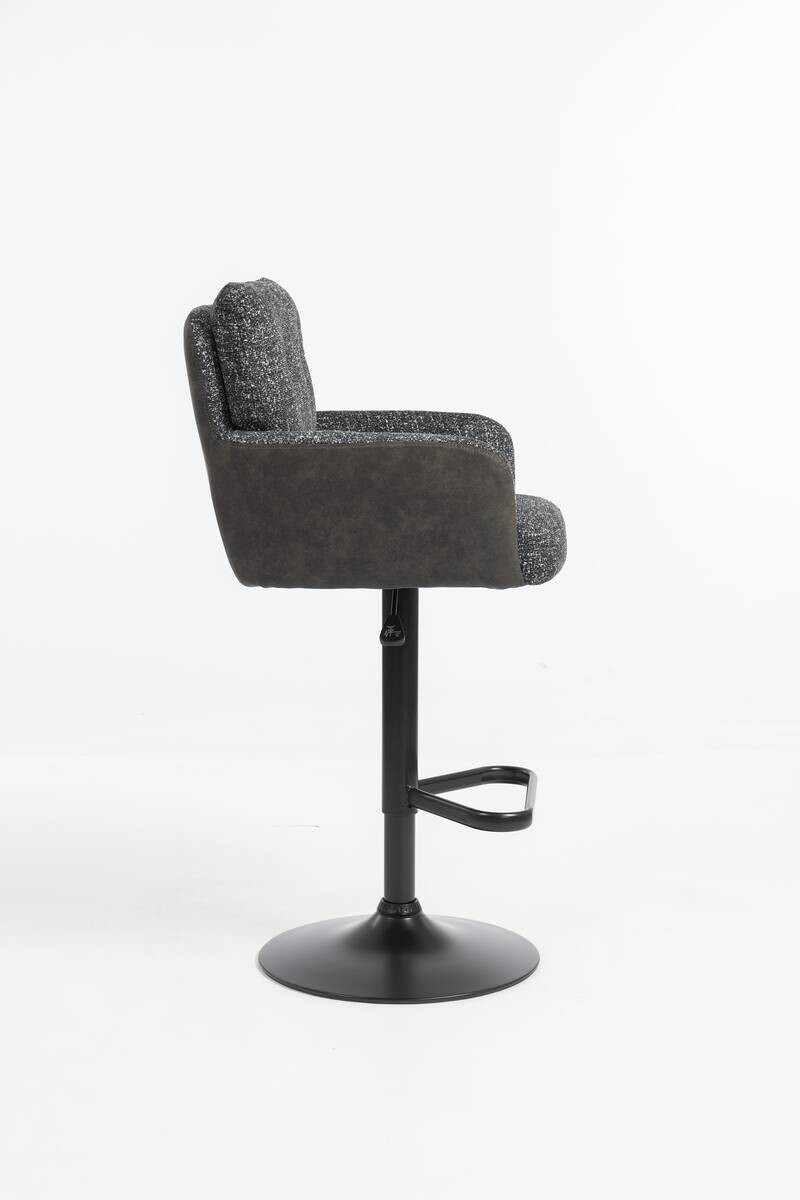 Barhocker Lecce anthrazit B/H/T: ca. 54x98x58 cm