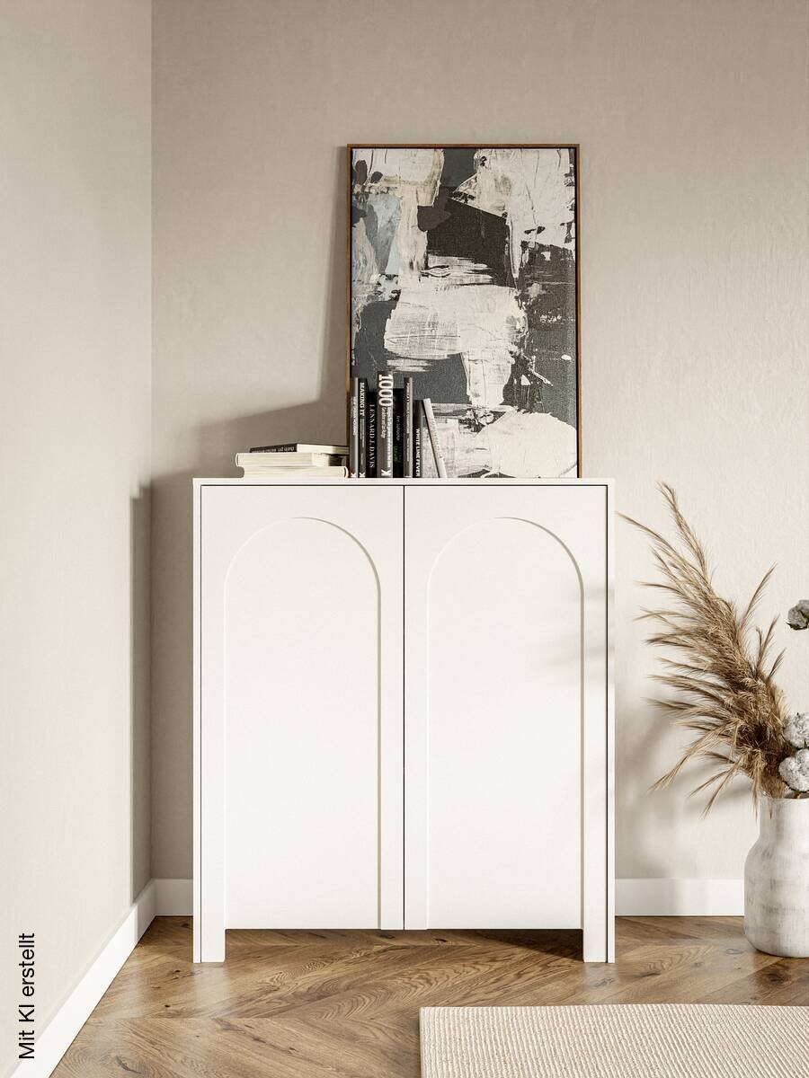 Kommode ARCO weiß B/H/T: ca. 100x117x35 cm