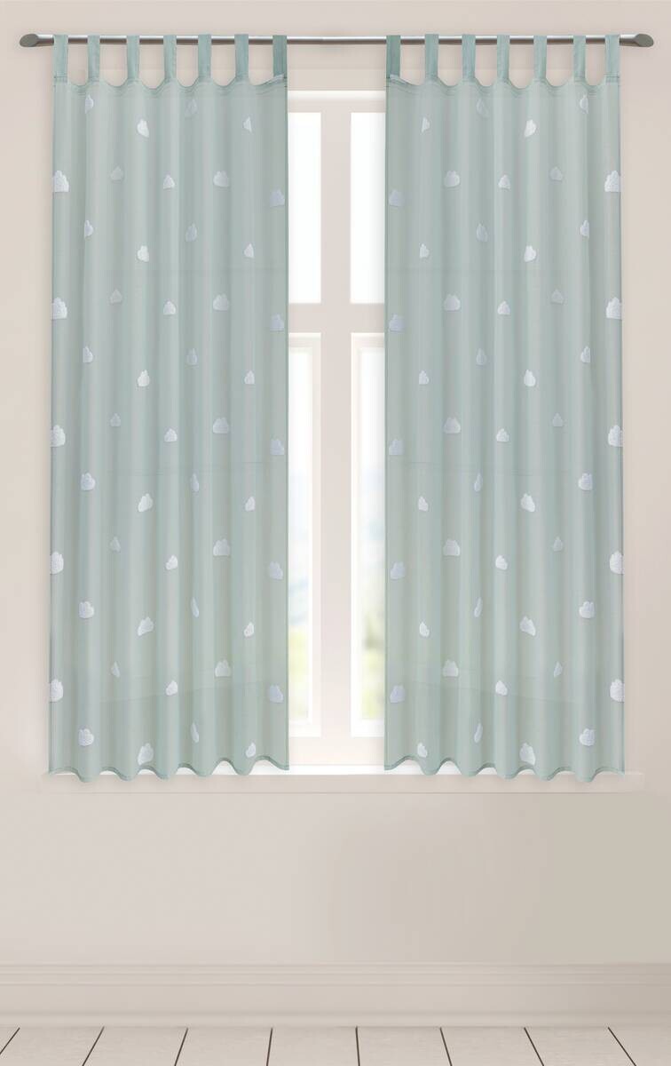 POCOline Kombivorhang Clouds salbei B/L: ca. 140x175 cm