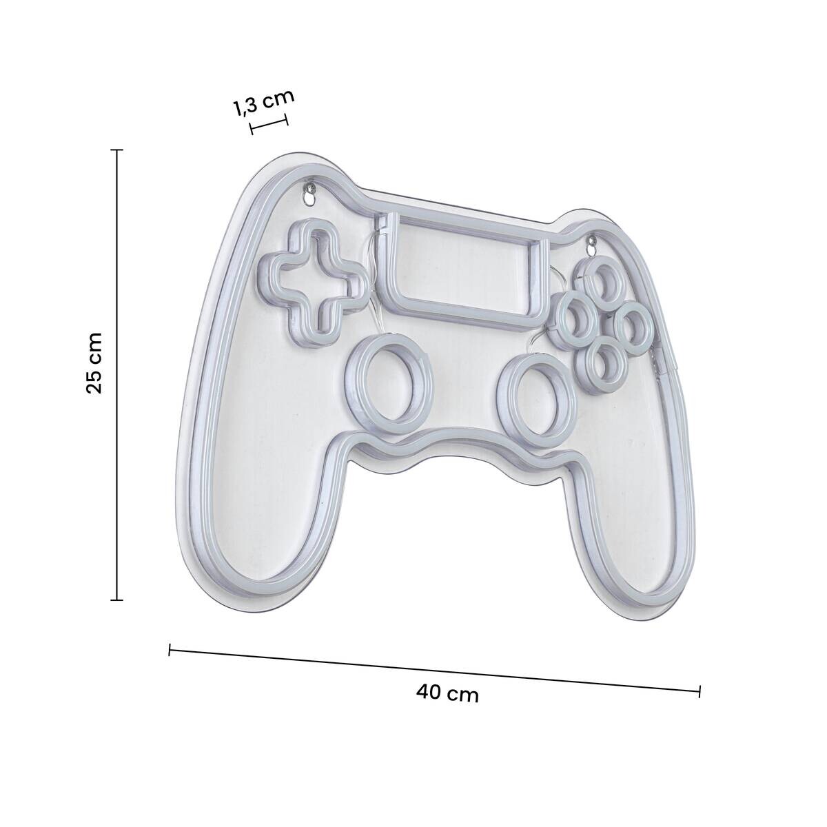 Nolo LED-Neon_Wandleuchte Control Acryl B/H/L: ca. 28x1,6x41 cm